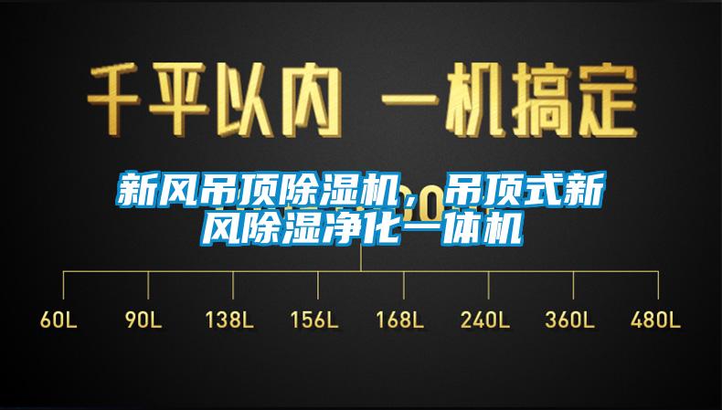 新風吊頂除濕機，吊頂式新風除濕凈化一體機
