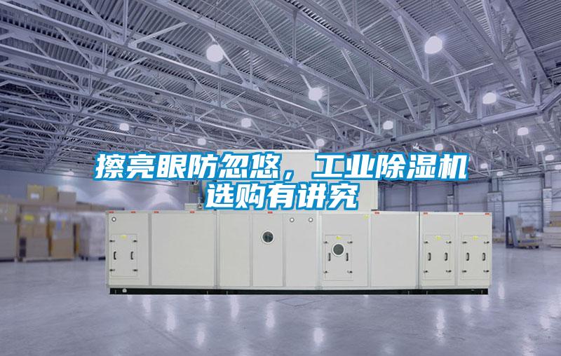 擦亮眼防忽悠，工業除濕機選購有講究
