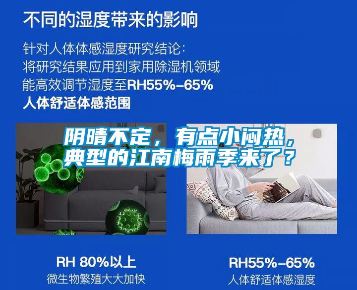 陰晴不定，有點小悶熱，典型的江南梅雨季來了？