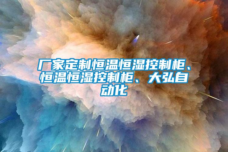 廠家定制恒溫恒濕控制柜、恒溫恒濕控制柜、大弘自動(dòng)化