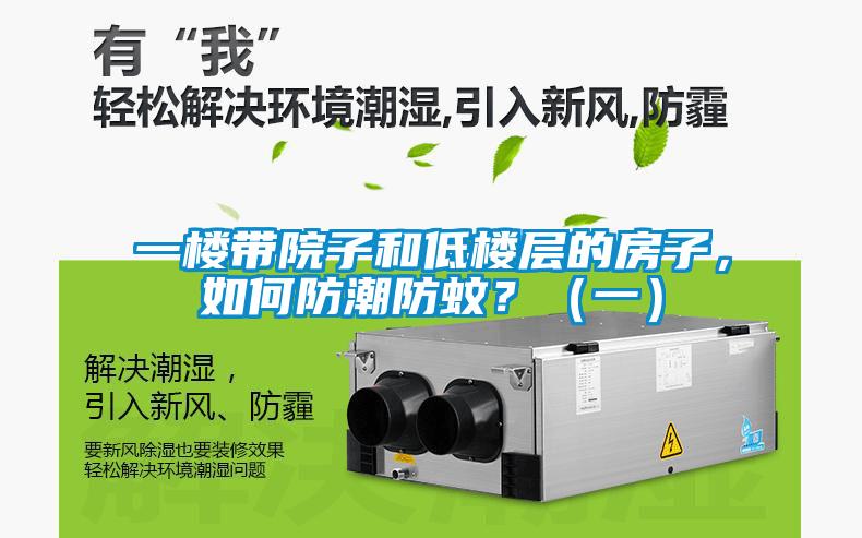 一樓帶院子和低樓層的房子，如何防潮防蚊？（一）