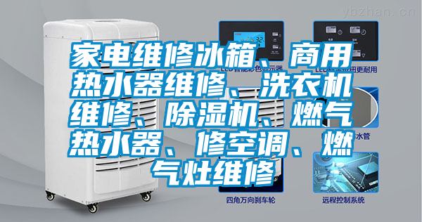 家電維修冰箱、商用熱水器維修、洗衣機維修、除濕機、燃氣熱水器、修空調、燃氣灶維修