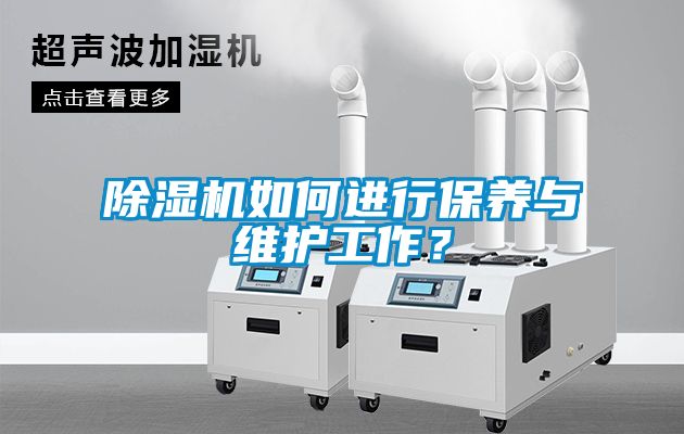 除濕機如何進行保養與維護工作？