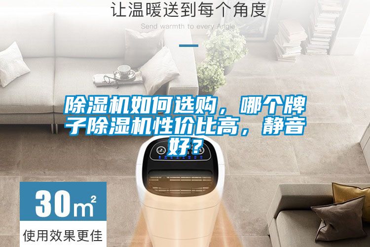 除濕機如何選購，哪個牌子除濕機性價比高，靜音好？