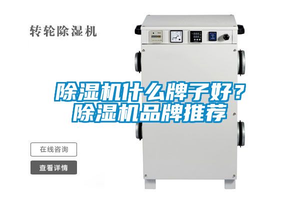 除濕機什么牌子好？除濕機品牌推薦