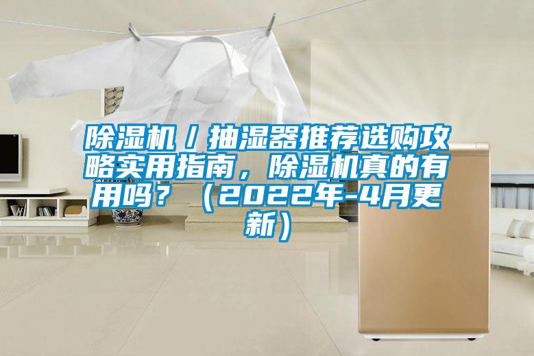 除濕機／抽濕器推薦選購攻略實用指南，除濕機真的有用嗎？（2022年-4月更新）