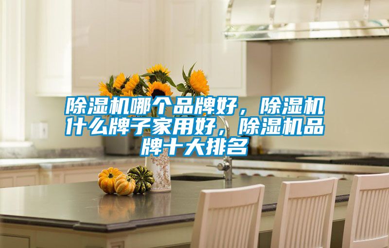 除濕機哪個品牌好，除濕機什么牌子家用好，除濕機品牌十大排名