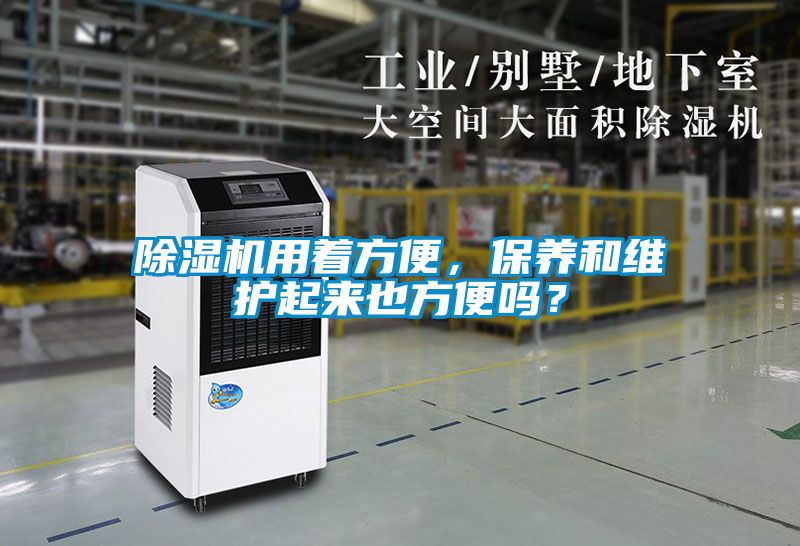 除濕機用著方便，保養和維護起來也方便嗎？