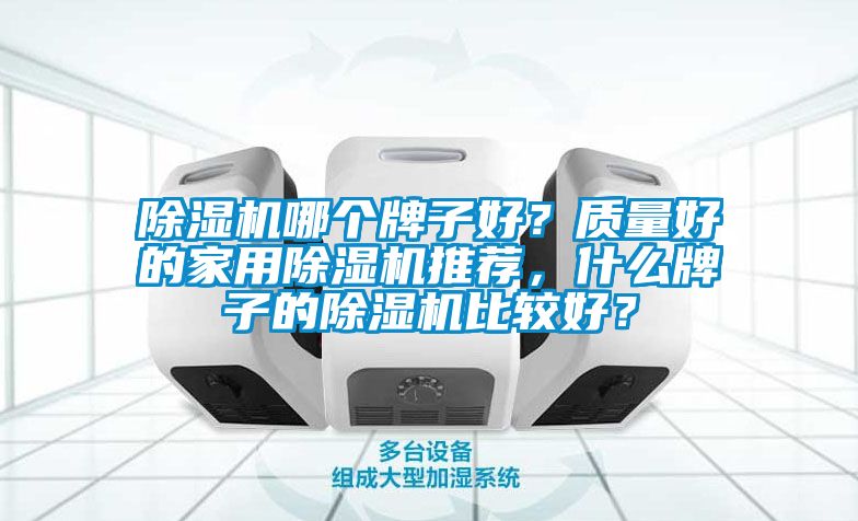 除濕機哪個牌子好？質量好的家用除濕機推薦，什么牌子的除濕機比較好？